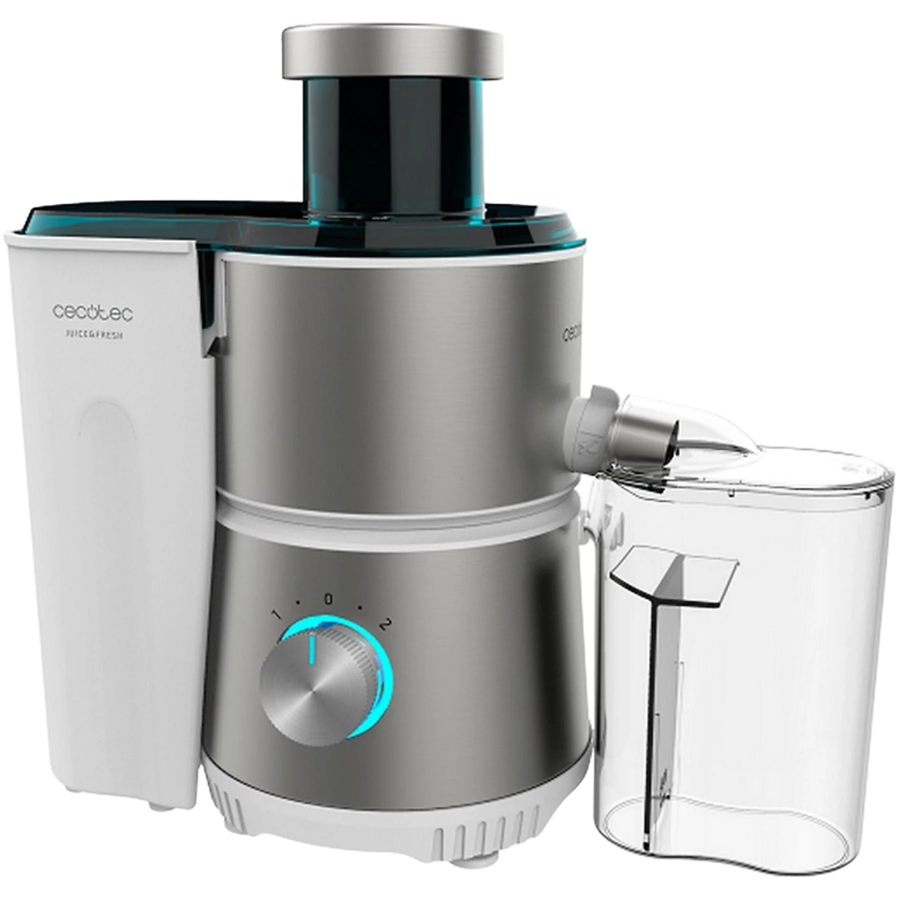 Cecotec Orbital Juicer Juice&Fresh 400 Titan White Type Juicer maker White/Silver 400 W Number of speeds 2 20000 RPM - Image 1