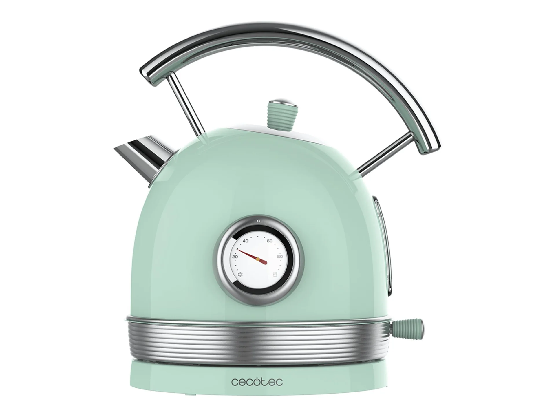 Cecotec Kettle ThermoSense 420 Vintage 2200 W Electric 1.8 L Stainless steel 360° rotational base Light Green - Image 1