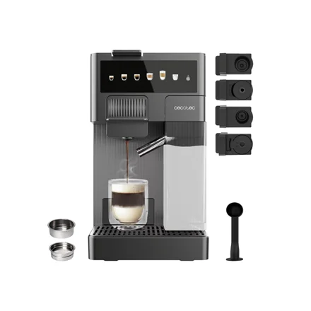 Cecotec Coffee machine FreeStyle Latte T Pump pressure 20 bar Built-in milk frother Automatic Grey 1350 W - Image 2