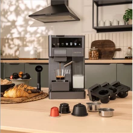 Cecotec Coffee machine FreeStyle Latte T Pump pressure 20 bar Built-in milk frother Automatic Grey 1350 W - Image 3