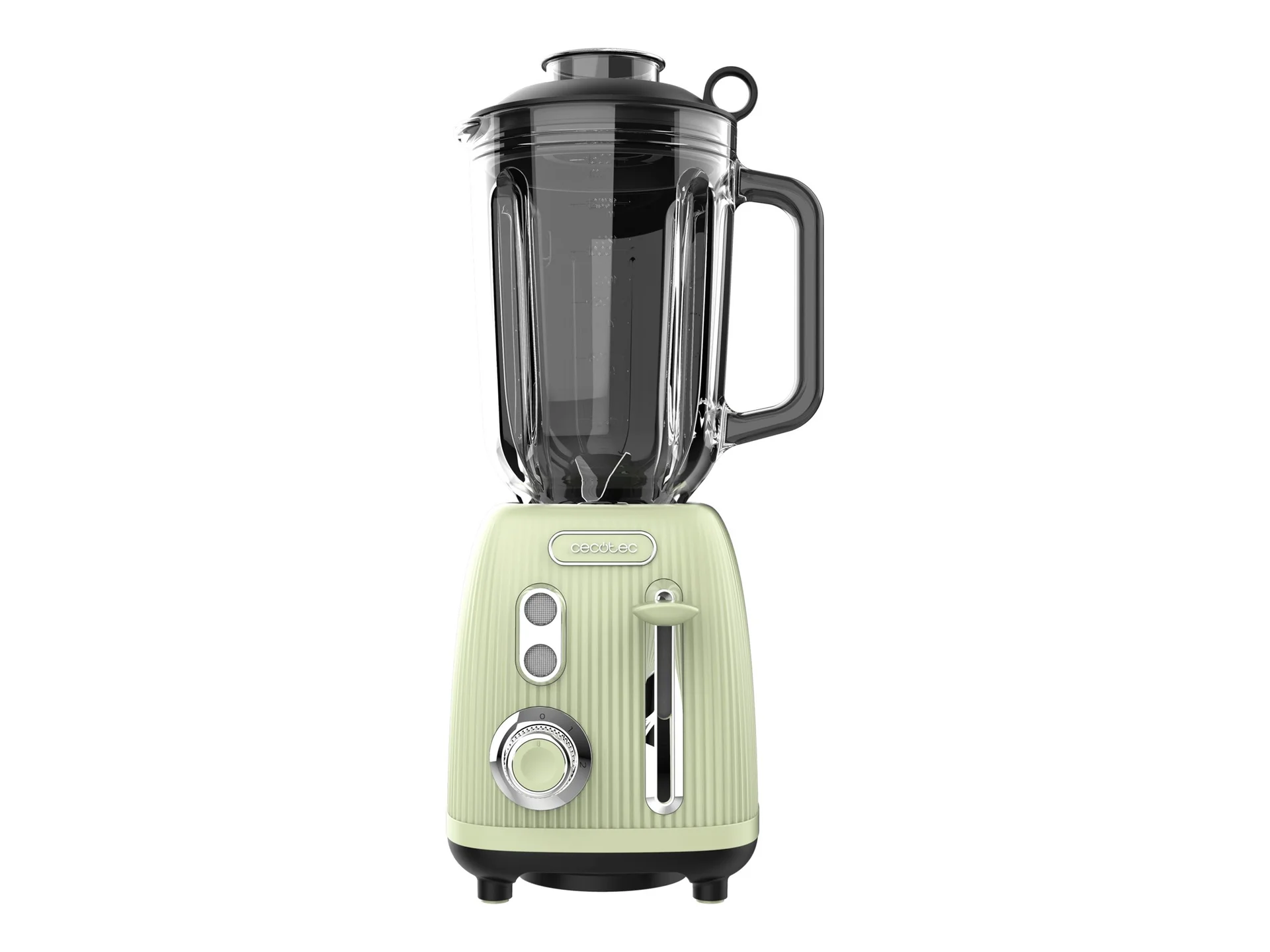 Cecotec Blender Power Black Titanium RetroGreen Tabletop 1200 W Jar capacity 1.5 L Jar material Glass Green - Image 1
