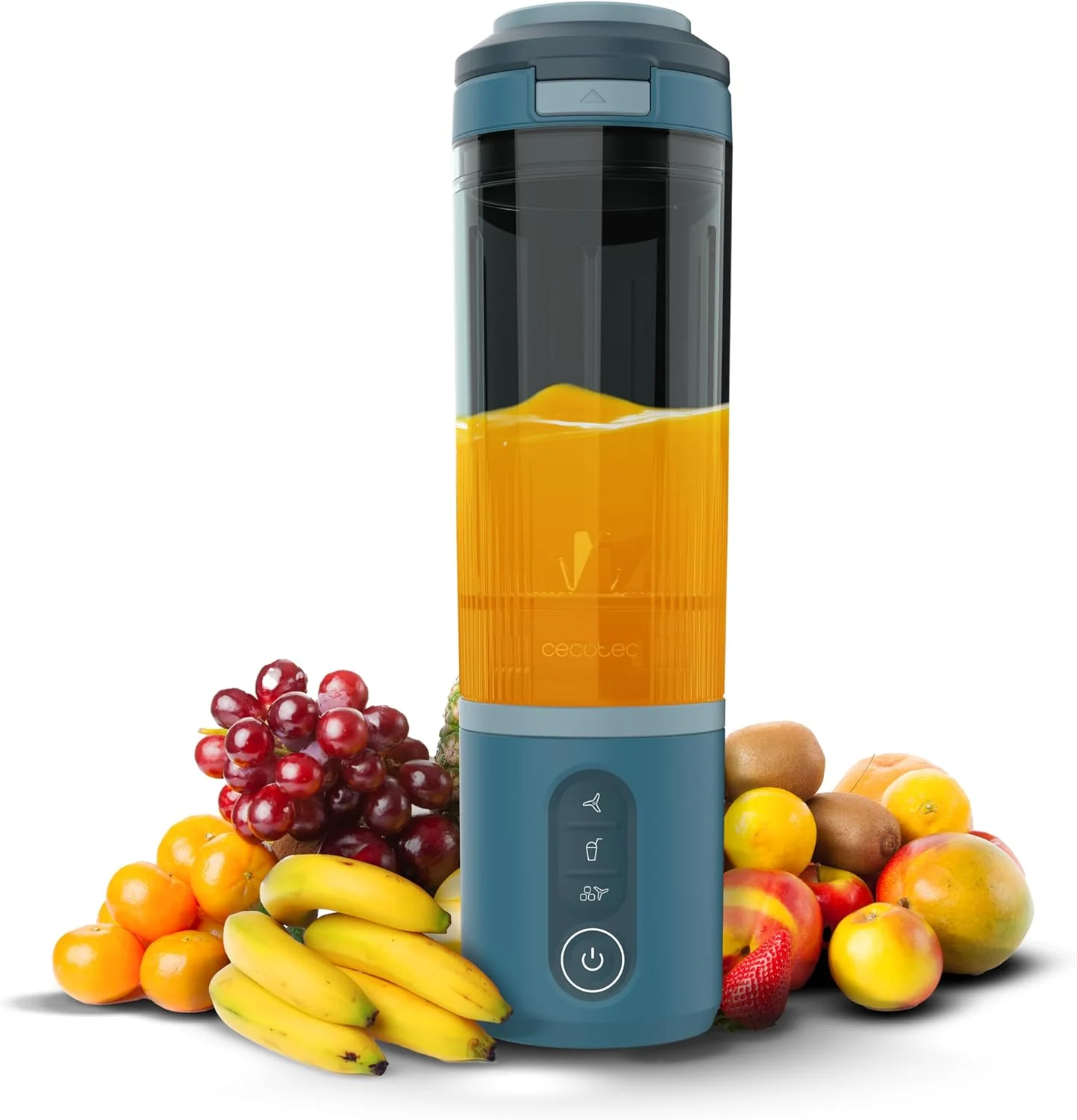 Cecotec Blender Power Titanium Shake2Go Portable 180 W Jar material BPA-free Jar capacity 0.6 L Lagoon - Image 2