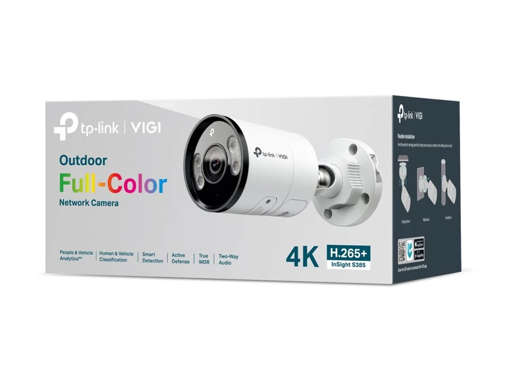 TP-Link InSight S385 VIGI 8MP Outdoor Full-Color Bullet Network Camera - Image 5