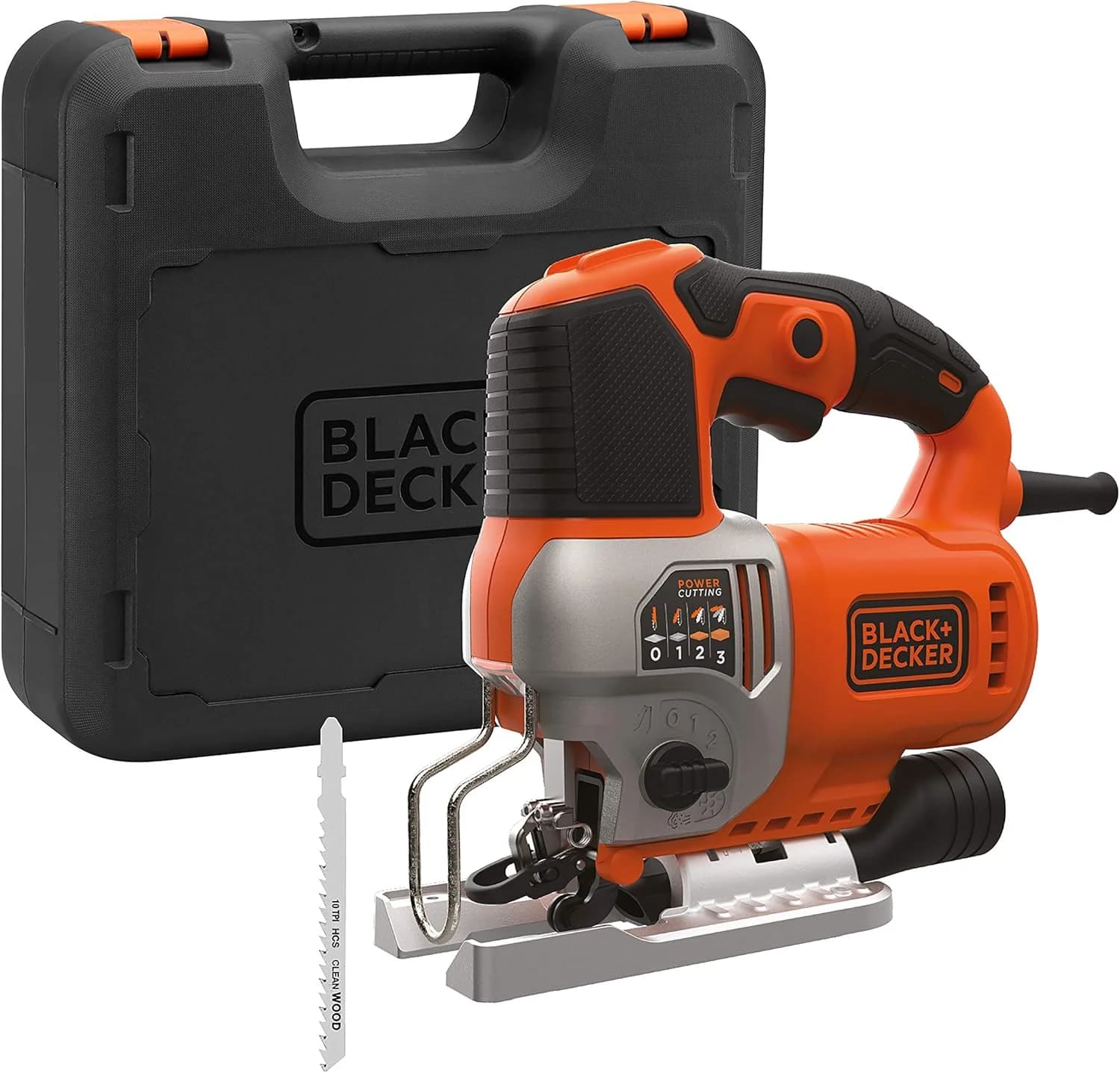 Black&Decker Jigsaw BES610K-QS 650W Pendulum In Kitbox BLACK & DECKER - Image 3