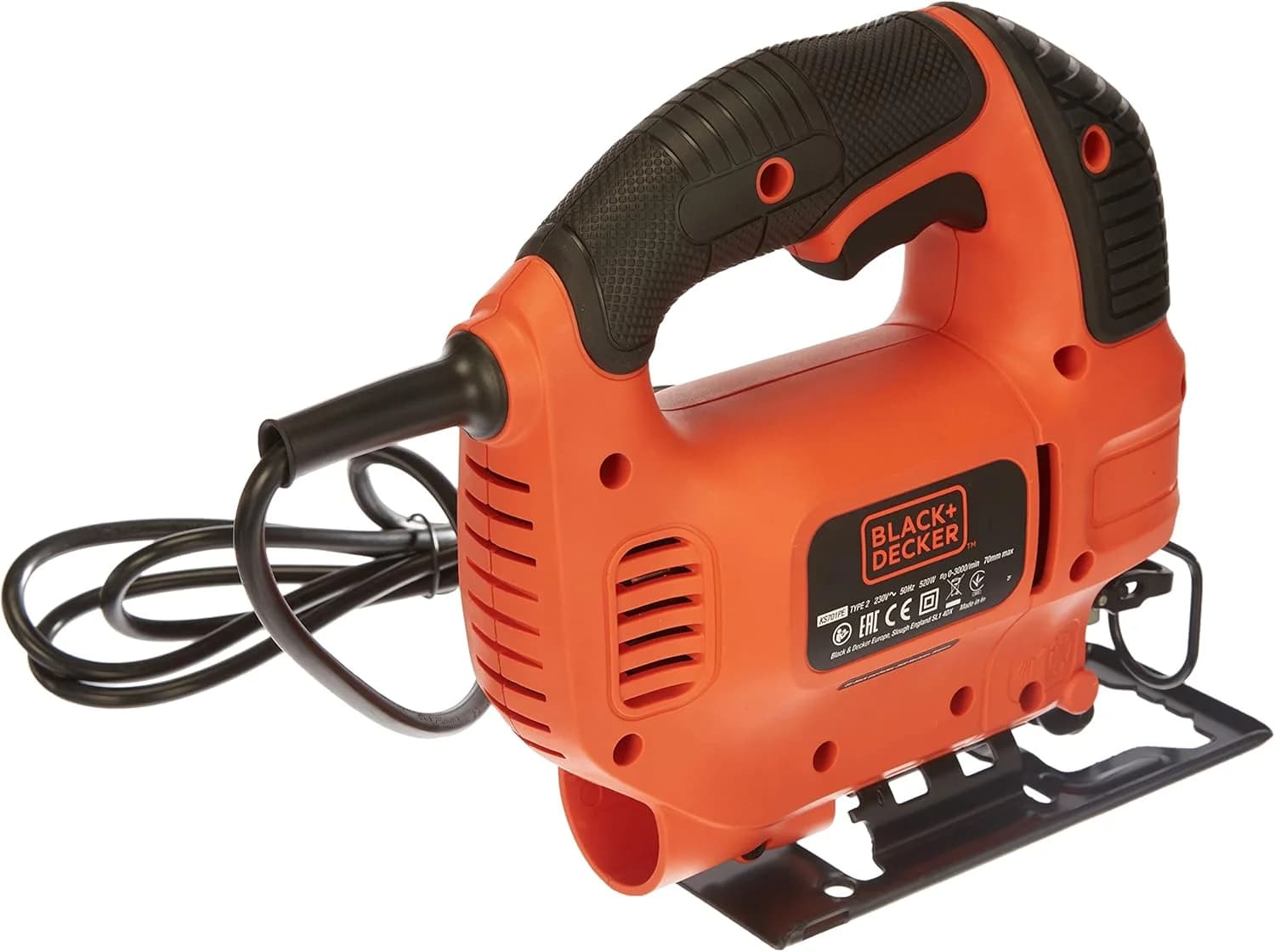 Black&Decker Jigsaw KS701PEK-QS 520w Variable Speed Pendulum BLACK & DECKER - Image 2
