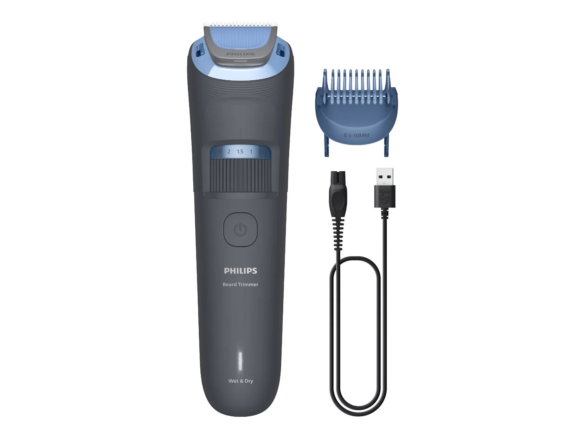 Philips Trimmer BT3617/15 Series 3000 Cordless Wet & Dry Number of length steps 20 Dark Grey - Image 1