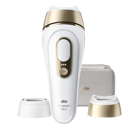 Braun IPL Epilator Silk expert Pro 5 PL5210 Number of power levels 3 White/Gold - Image 5