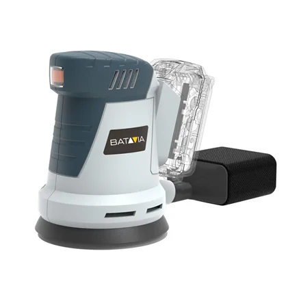 Batavia B.V. 18V Cordless Orbital Sander 125mm; Compact and balanced design for precise sanding - Image 1