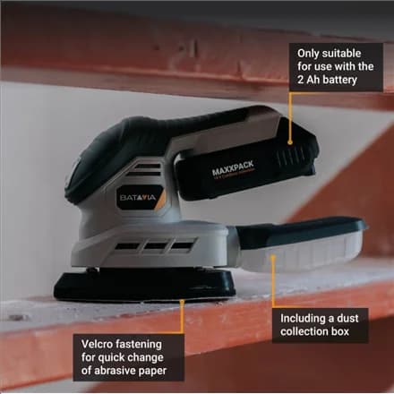 Batavia B.V. 18V Cordless Detail Sander - Image 5