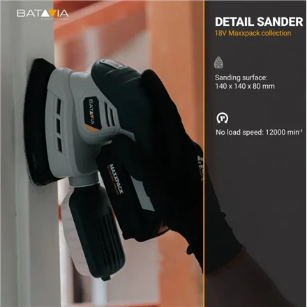 Batavia B.V. 18V Cordless Detail Sander - Image 6