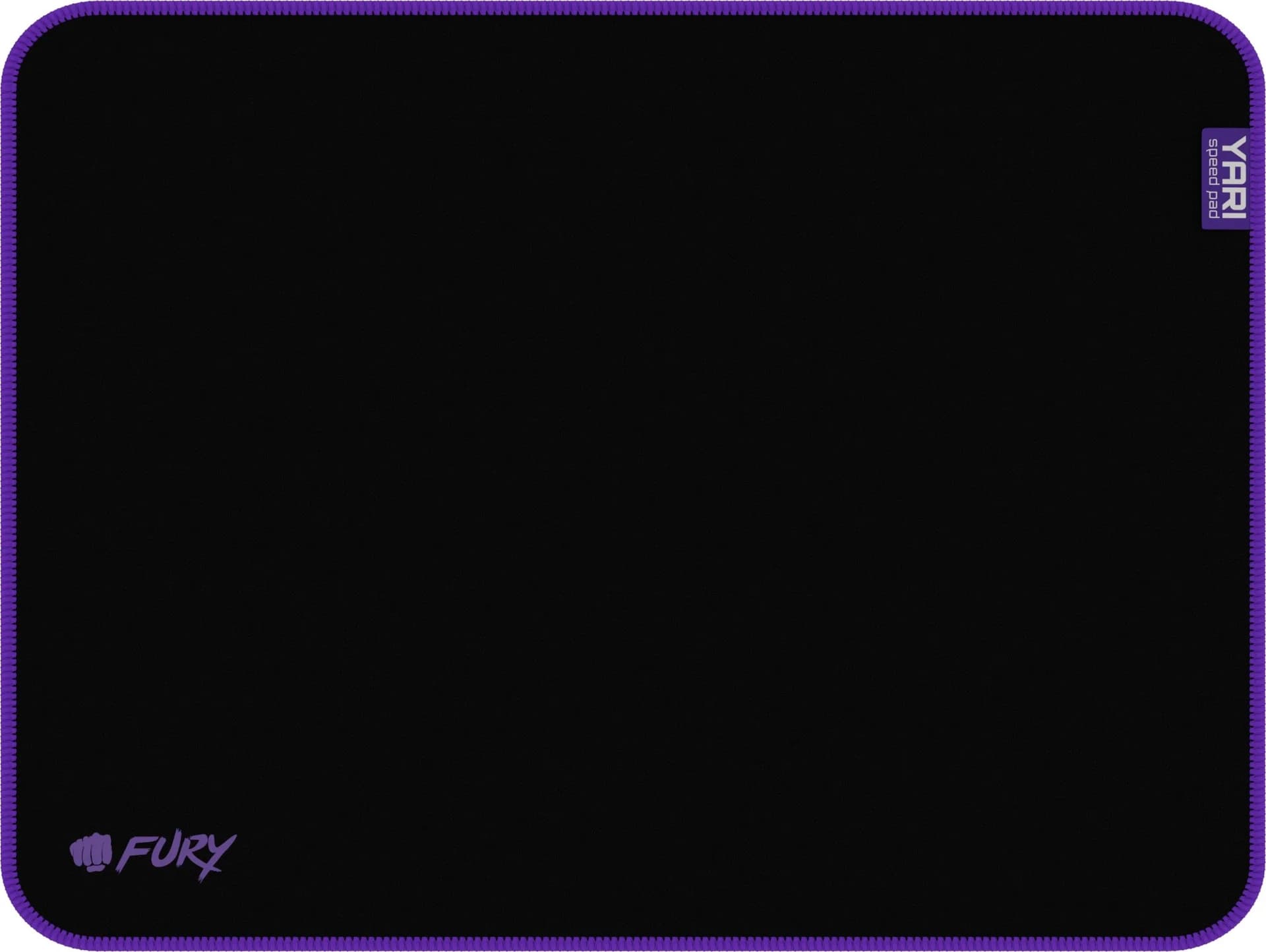 Fury Yari Speed L Mouse pad 300 x 400 mm Black/Purple - Image 1