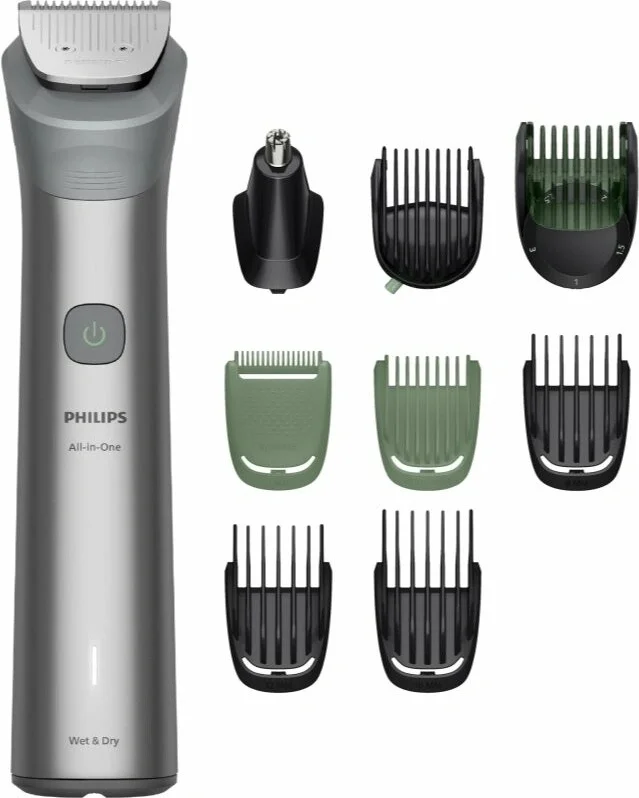 Philips All-in-One Hair trimmer MG5931/15 Series 5000 Cordless Number of length steps 13 Step precise 0.5 mm Light gray - Image 1