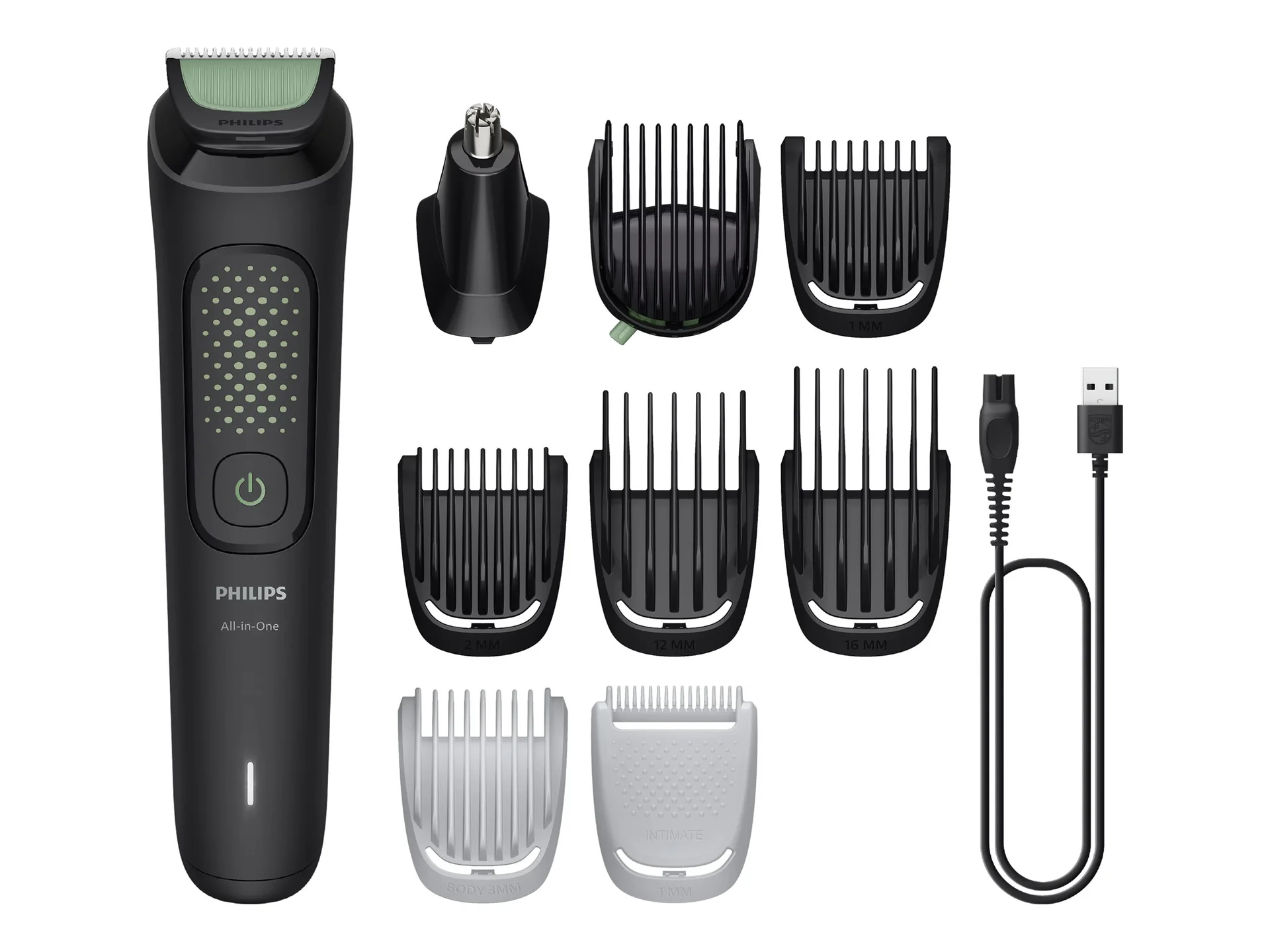 Philips Hair trimmer MG3946/15 Series 3000 Cordless Number of length steps 12 Black - Image 1