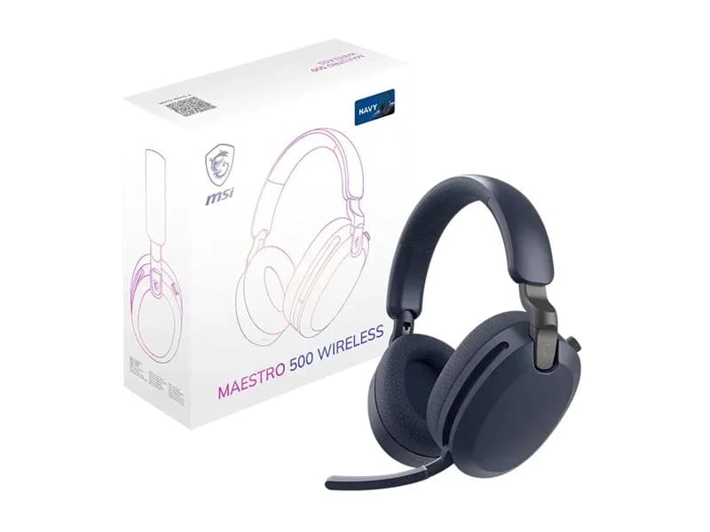 MSI Gaming Headset MAESTRO 500 WIRELESS Microphone Navy - Image 3