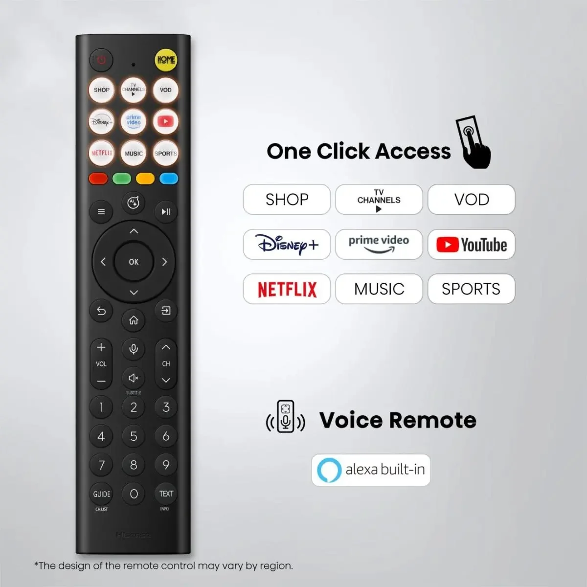 Hisense TV 55E7S 55 Smart TV VIDAA Smart OS UHD Black - Image 4