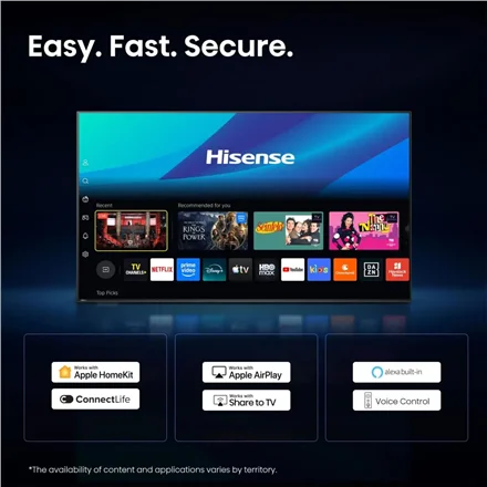 Hisense TV 55U7SE 55 Smart TV VIDAA Smart OS UHD Black - Image 11
