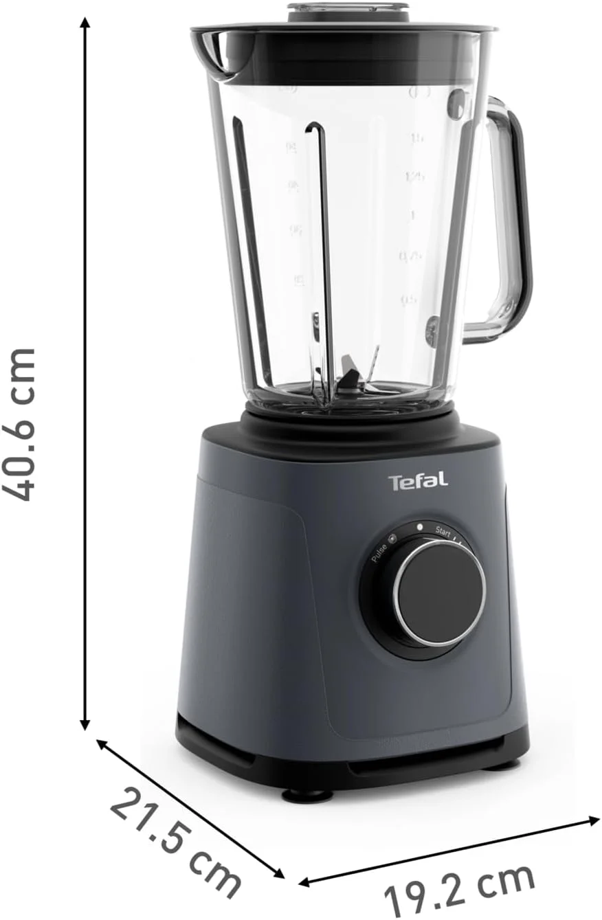 TEFAL Blender PerfectMix Essential BL771BF0 Tabletop 1200 W Jar material Glass Jar capacity 1.75 L Ice crushing Black - Image 6