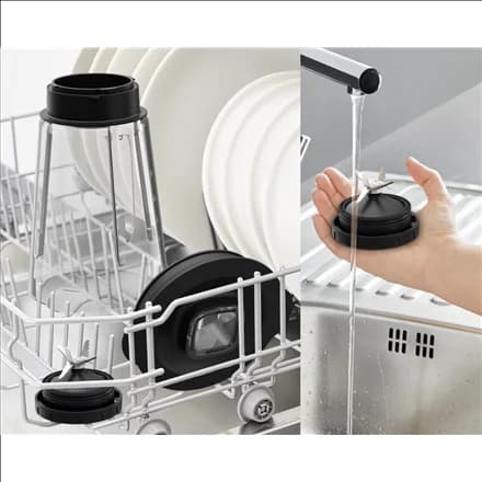 TEFAL Blender PerfectMix Essential BL771BF0 Tabletop 1200 W Jar material Glass Jar capacity 1.75 L Ice crushing Black - Image 8