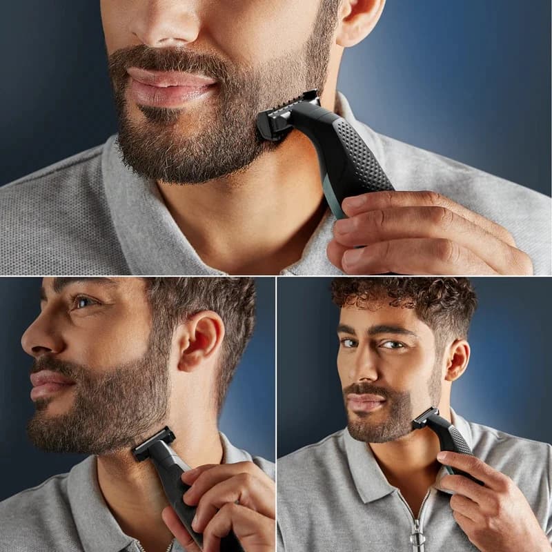 Rowenta Beard Trimmer TN6044E0 Cordless Number of length steps 6 Wet & Dry Black/Green - Image 6