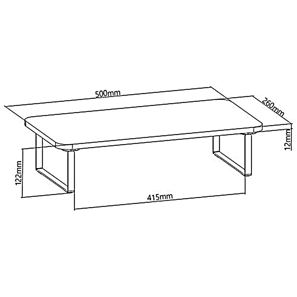 Maclean MC-933 Monitor/Laptop stand, max. 20kg, (500x260x122mm) - Image 12