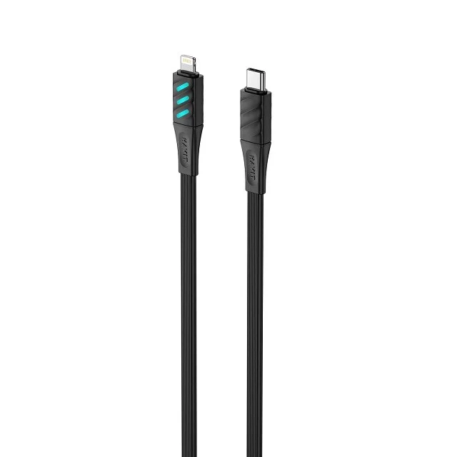 Havit CB6255 - USB charging cable type C to Lightning, 1 m (black) - Image 1