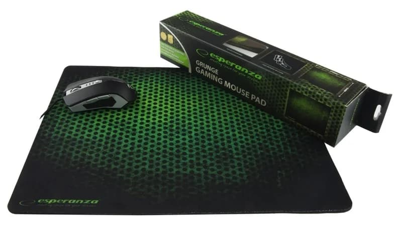 Esperanza EA146G Black,Green Gaming mouse pad - Image 1