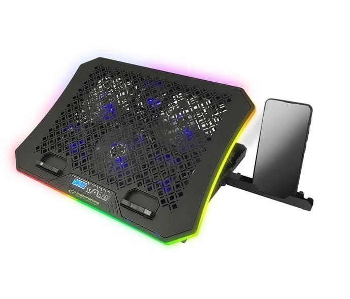 Esperanza GALERNE laptop cooling pad 48.3 cm (19") 2100 RPM Black - Image 1