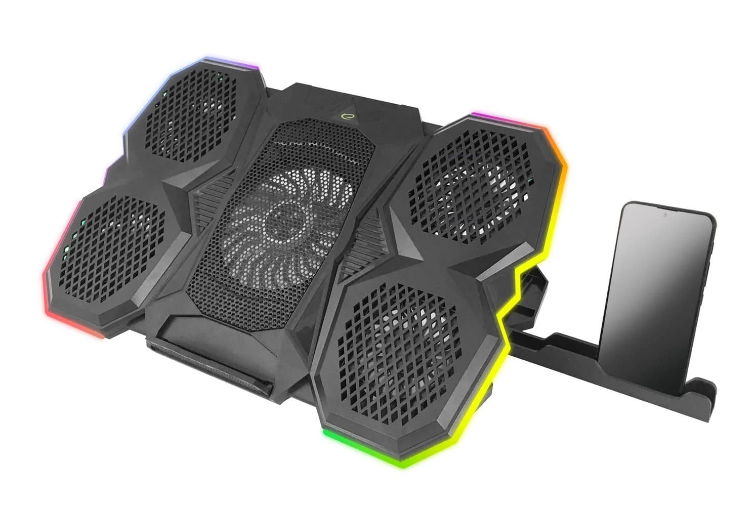 Esperanza EGC107 notebook cooling pad 2600 RPM Black - Image 3