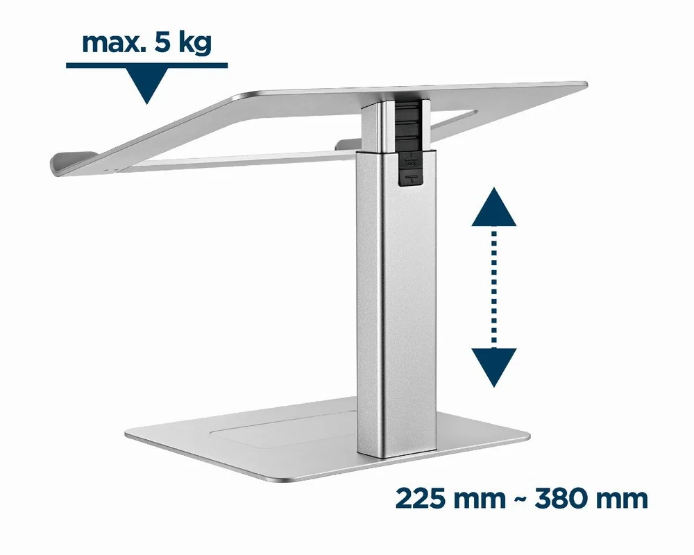 Gembird NBS-D1-02 laptop stand Silver 39.6 cm (15.6") - Image 15