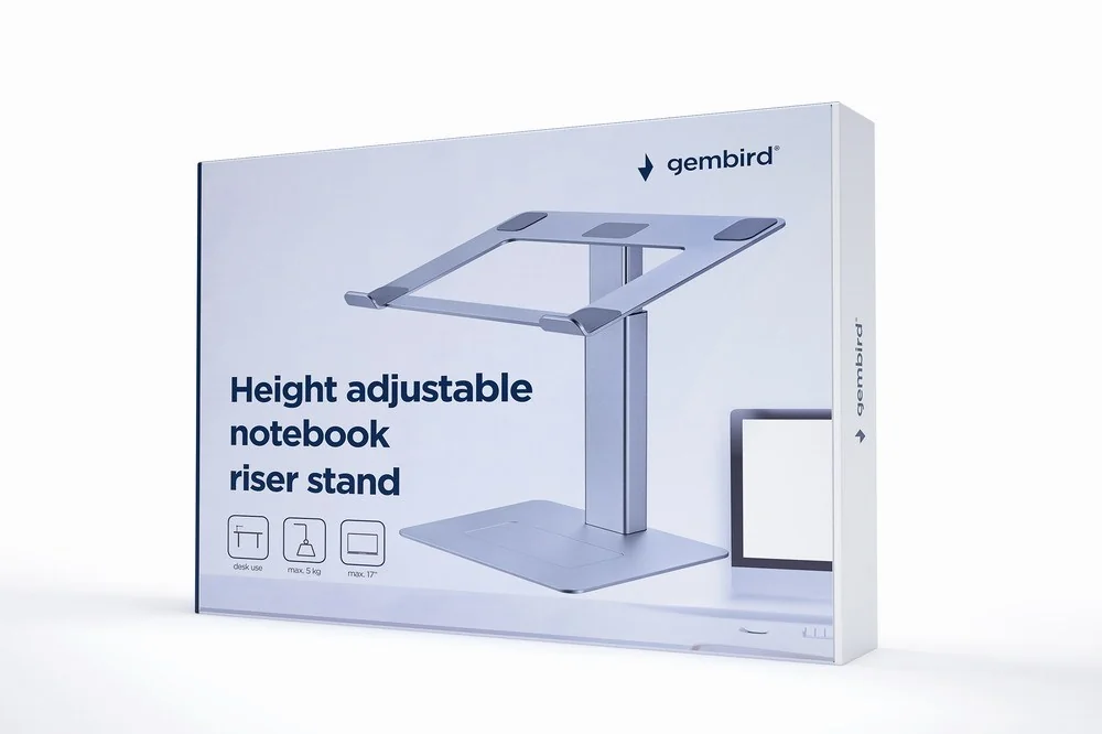 Gembird NBS-D1-02 laptop stand Silver 39.6 cm (15.6") - Image 17