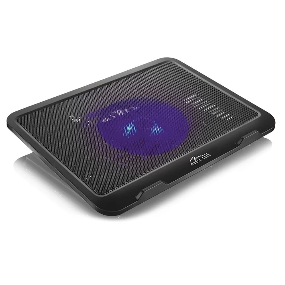 Laptop cooling pad MEDIA-TECH SILENT COOLING PAD MT2660 Black - Image 1