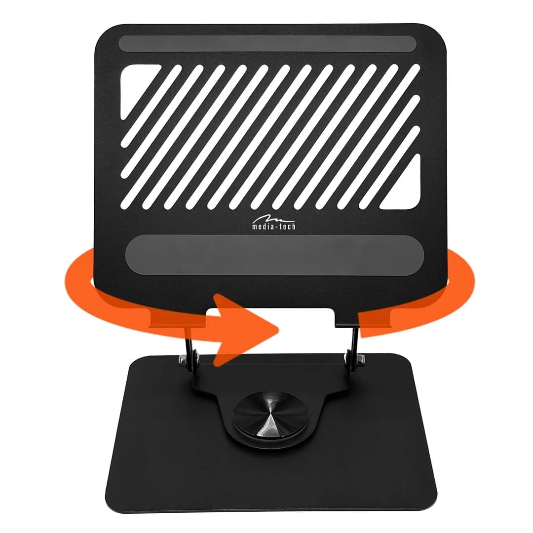 Adjustable, rotatable, ergonomic laptop stand 10–17″ LAPTOP STAND ROTO MT2662 - Image 2