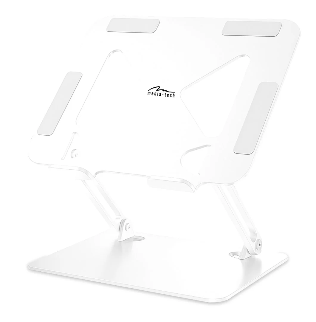 MEDIA-TECH Laptop Stand – Laptop Stand MT2661W (white) - Image 1