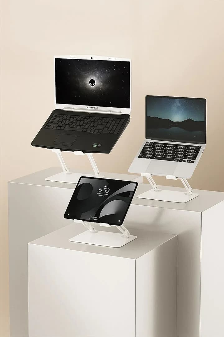 MEDIA-TECH Laptop Stand – Laptop Stand MT2661W (white) - Image 8