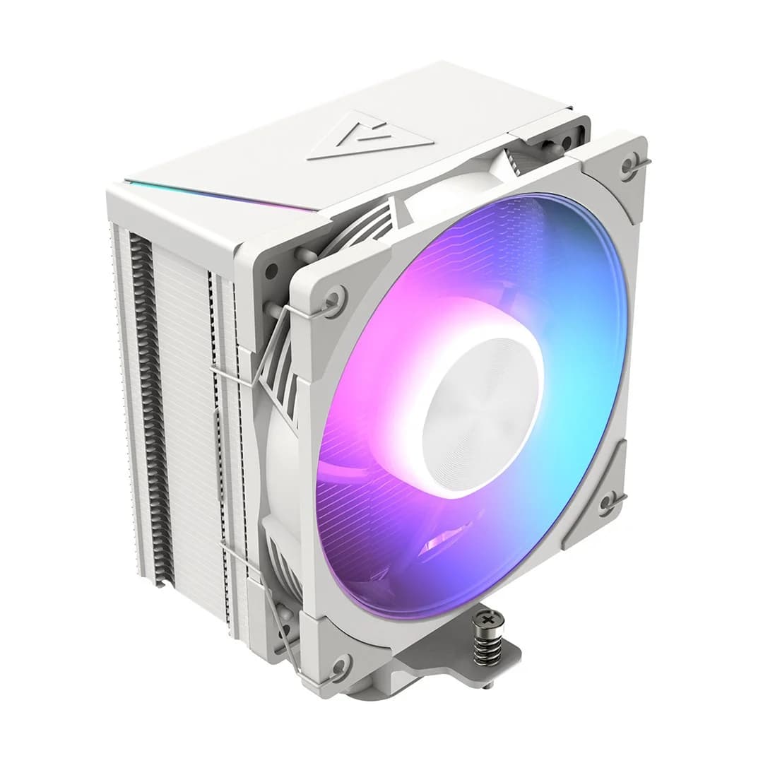 MODECOM Volcano 0C T201 ARGB Processor Air cooler 12 cm White - Image 1