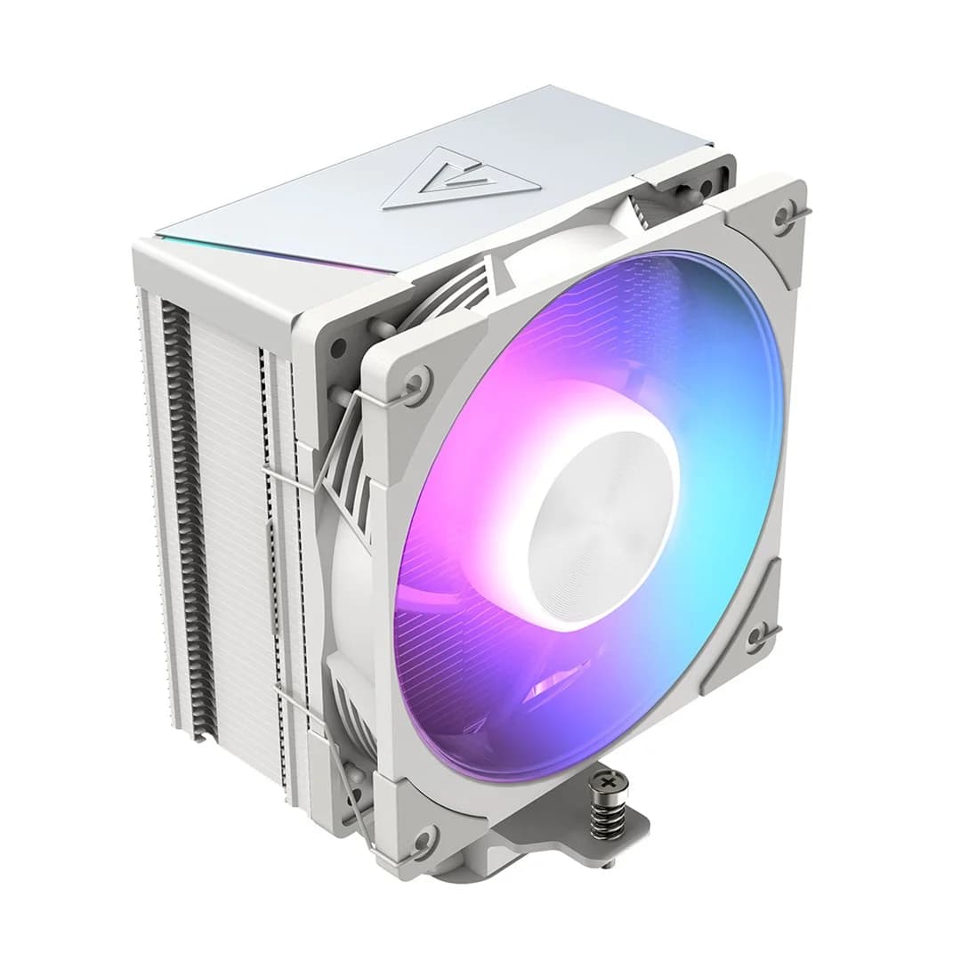 MODECOM Volcano 0C T721 ARGB Processor Air cooler 12 cm White - Image 1