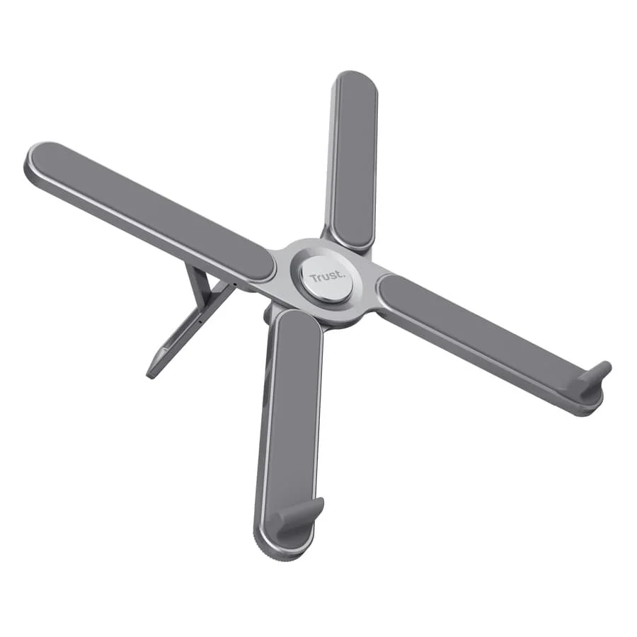 Trust Macy Foldable Metal Grey - laptop stand - Image 3