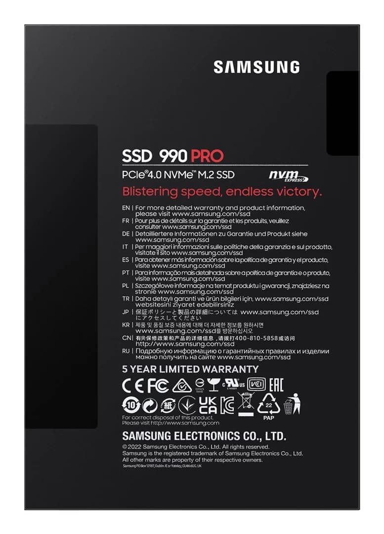 Samsung 990 PRO 1 TB M.2 PCI Express 4.0 NVMe V-NAND MLC - Image 3