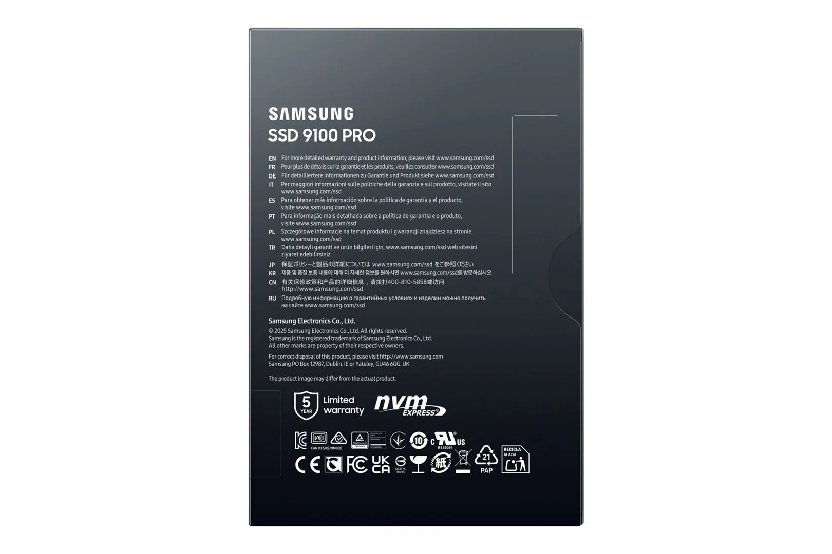 Samsung 9100 PRO PCIe® 5.0 NVMe™ M.2 SSD - 4 TB - Image 7