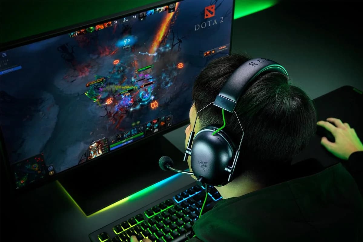 Razer Blackshark V2 X Headset Wired Head-band Gaming Black, Green - Image 12