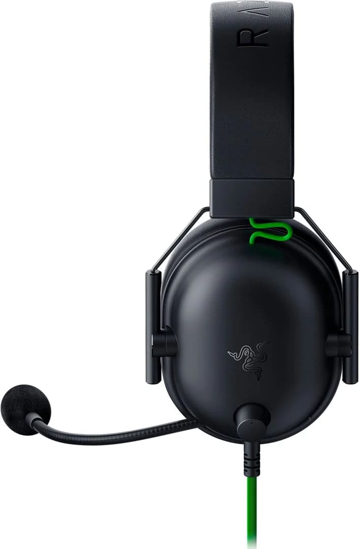 Razer Blackshark V2 X Headset Wired Head-band Gaming Black, Green - Image 2
