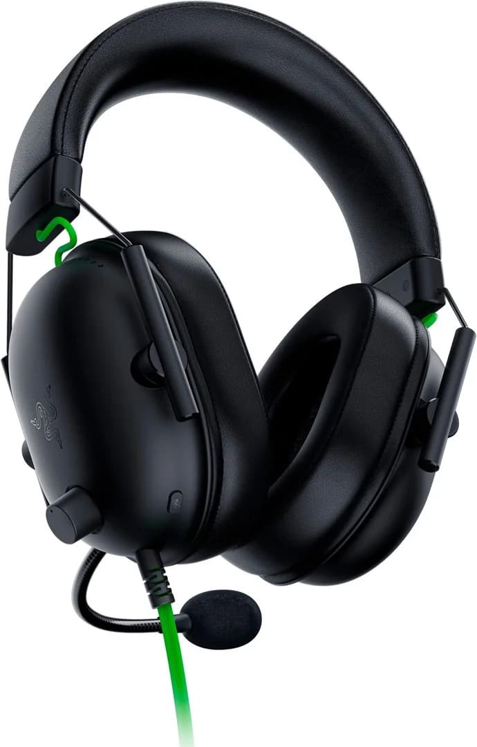 Razer Blackshark V2 X Headset Wired Head-band Gaming Black, Green - Image 4