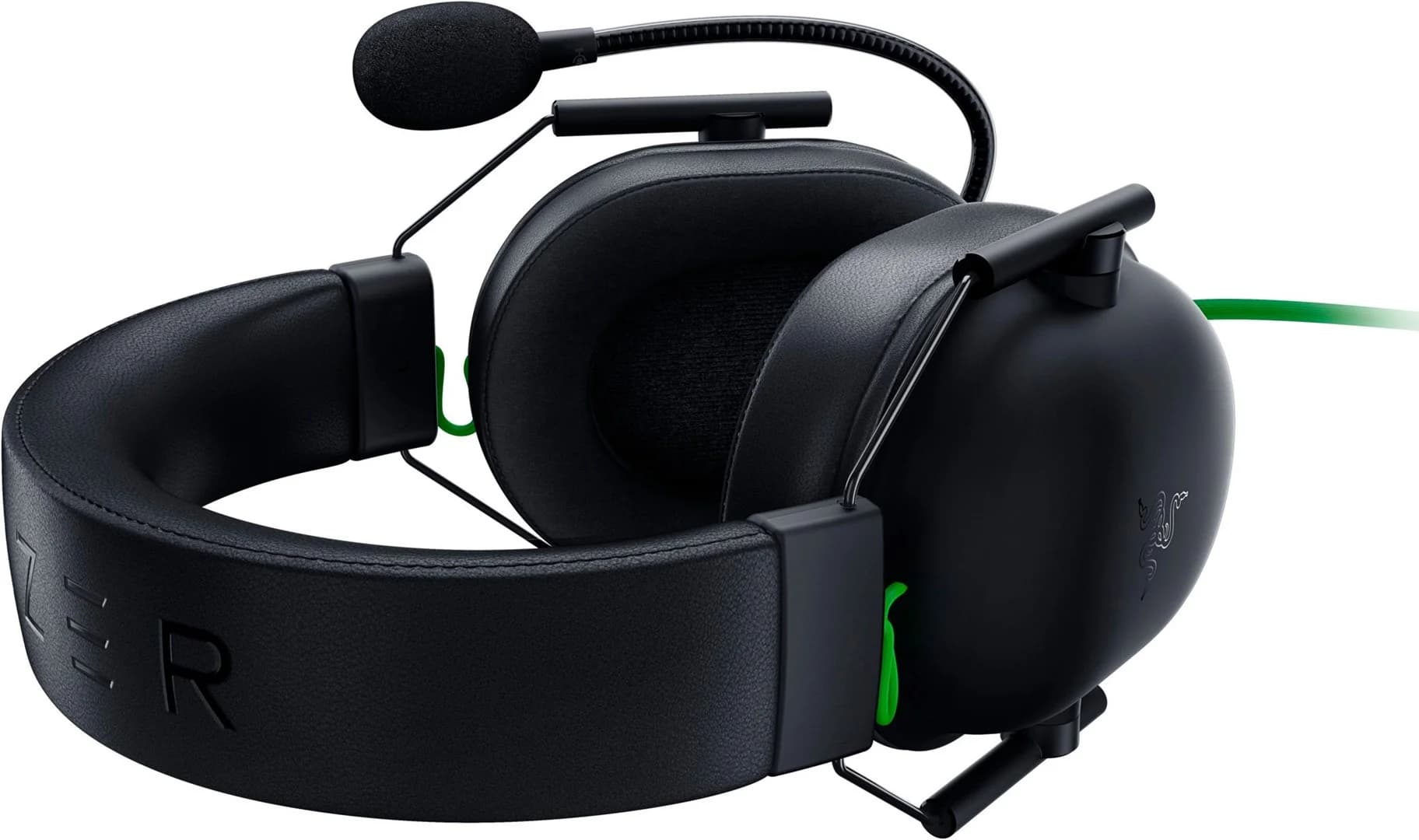 Razer Blackshark V2 X Headset Wired Head-band Gaming Black, Green - Image 5