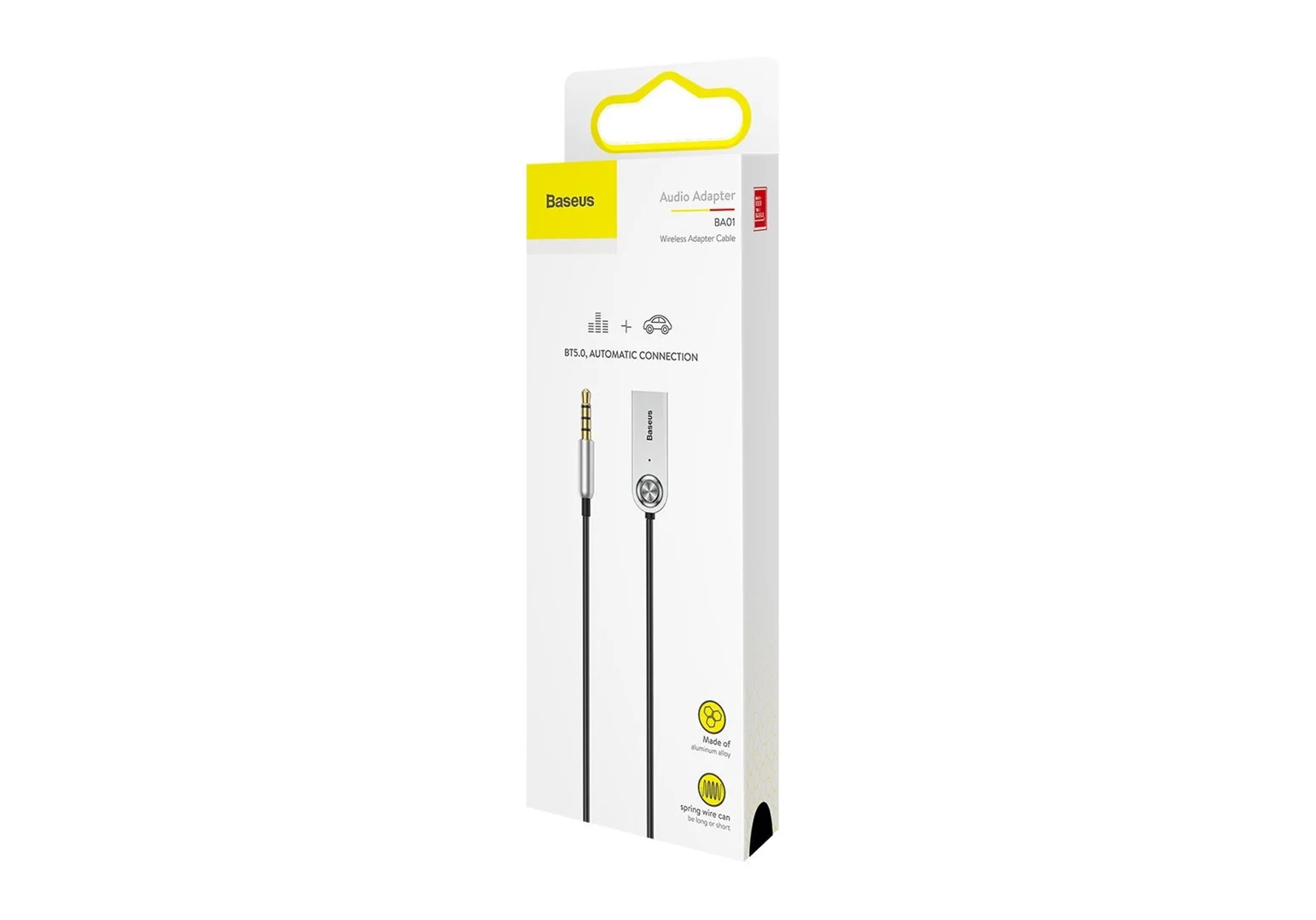Baseus CABA01-01 audio cable 0.5 m 3.5mm USB Type-A Black - Image 7