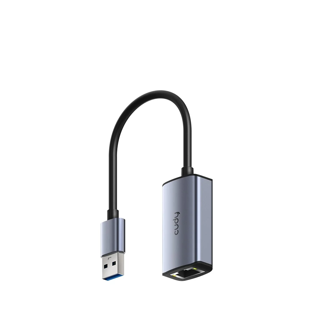 CUDY UE10A USB-A to Ethernet Adapter - Image 1