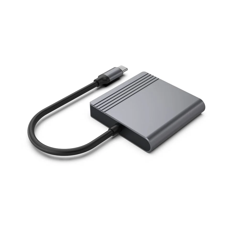 Gembird A-CM-HDMIFDPF-01 USB-C to HDMI + DP adapter, 4K 60Hz, black - Image 5