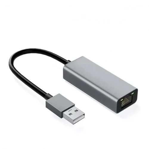 IBox IAARJ Aluminum RJ45 to USB Type-A adapter 10/100/1000 Mb/s - Image 1