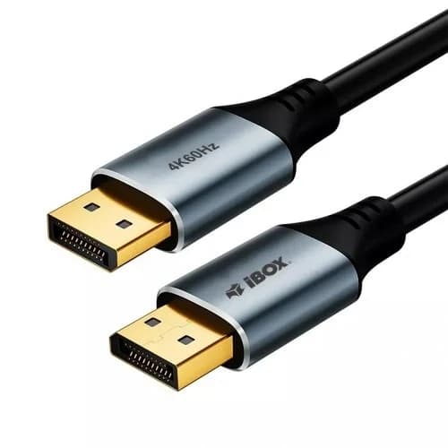 iBox ITVDP011 DisplayPort cable 4K 60Hz gold plug 1 m - Image 1