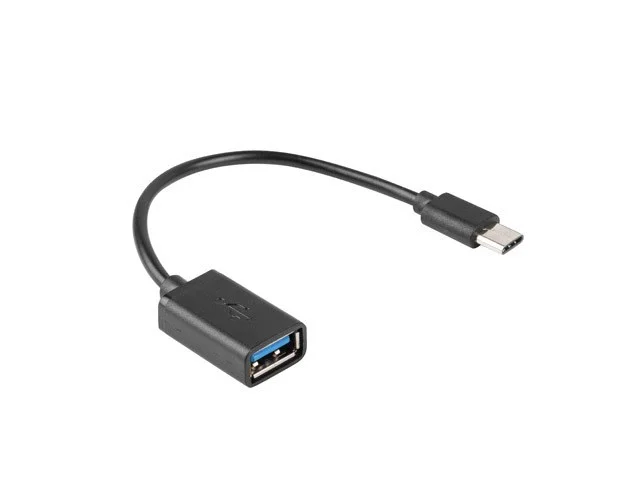 Lanberg AD-OTG-UC-01 USB cable USB 2.0 0.15 m USB A USB C Black - Image 2
