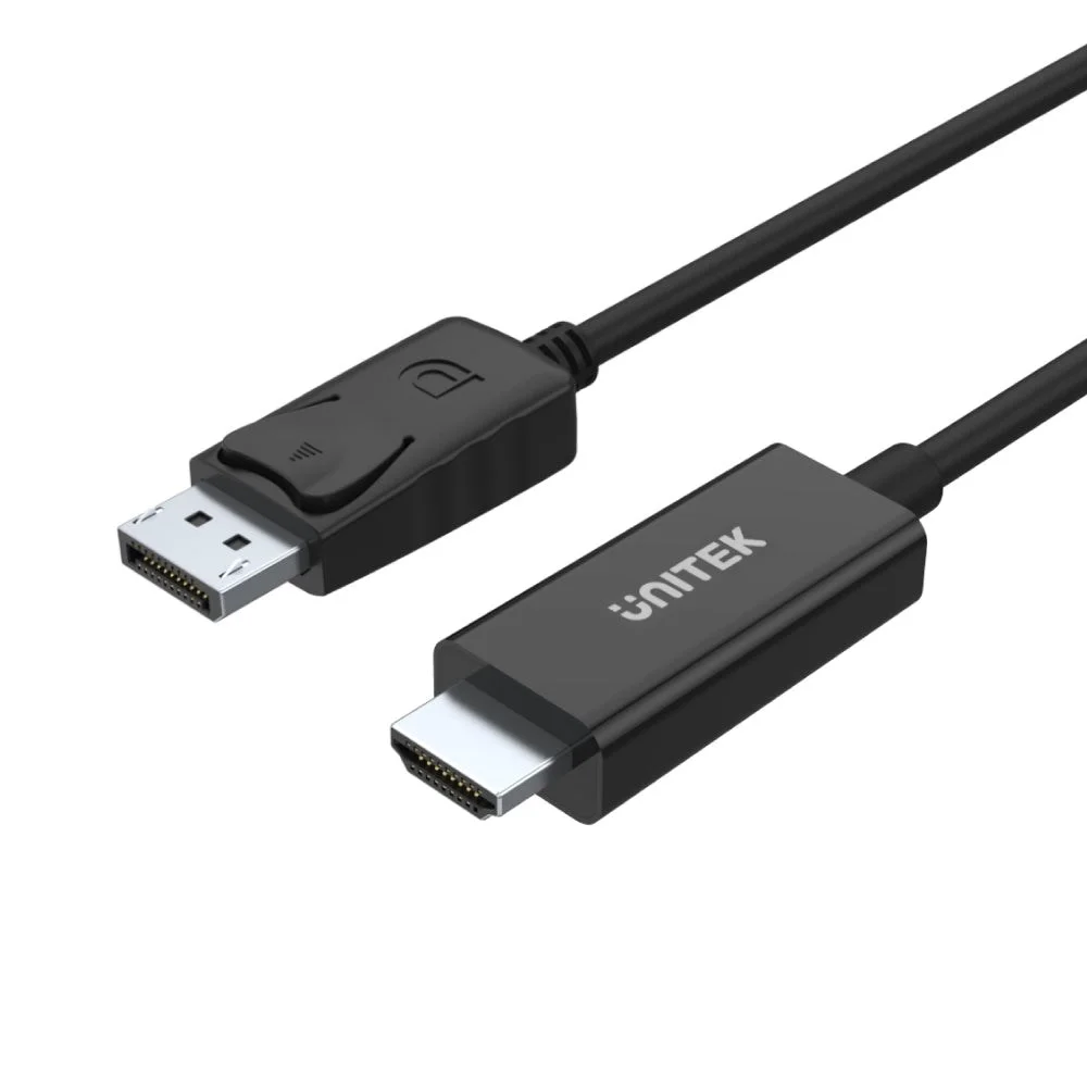 UNITEK Y-5118CA video cable adapter 1.8 m HDMI Type A (Standard) DisplayPort Black - Image 1